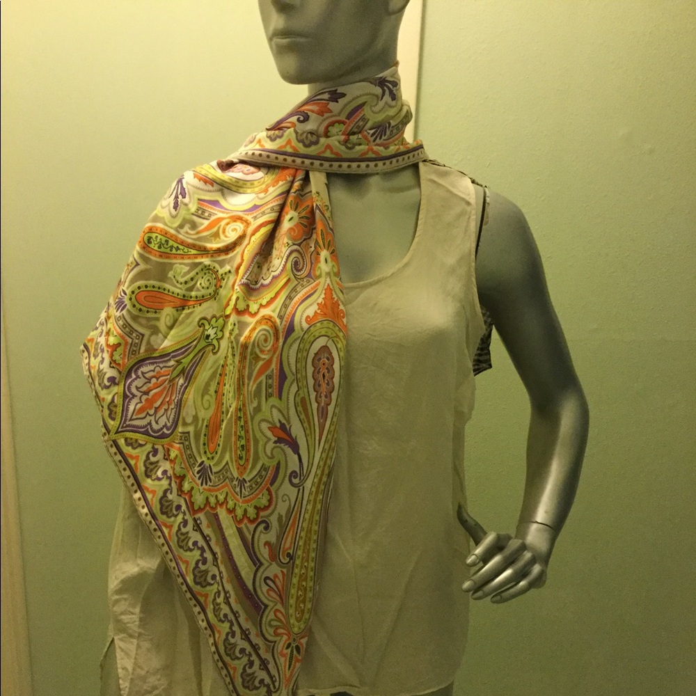 ETRO Milano Women’s Silk scarf - Picture 2 of 3